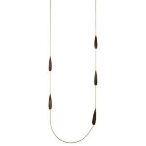 IPPOLITA 18K  YELLOW GOLD MOTHER OF PEARL POLISHED ROCK CANDY STATION NECKLACE